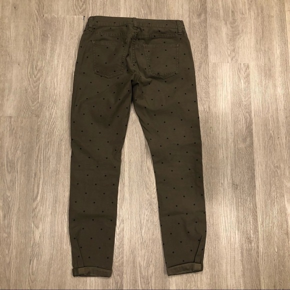 CURRENT ELLIOTT The Easy Stiletto Polka Dot Jeans Size 24 - Picture 6 of 8